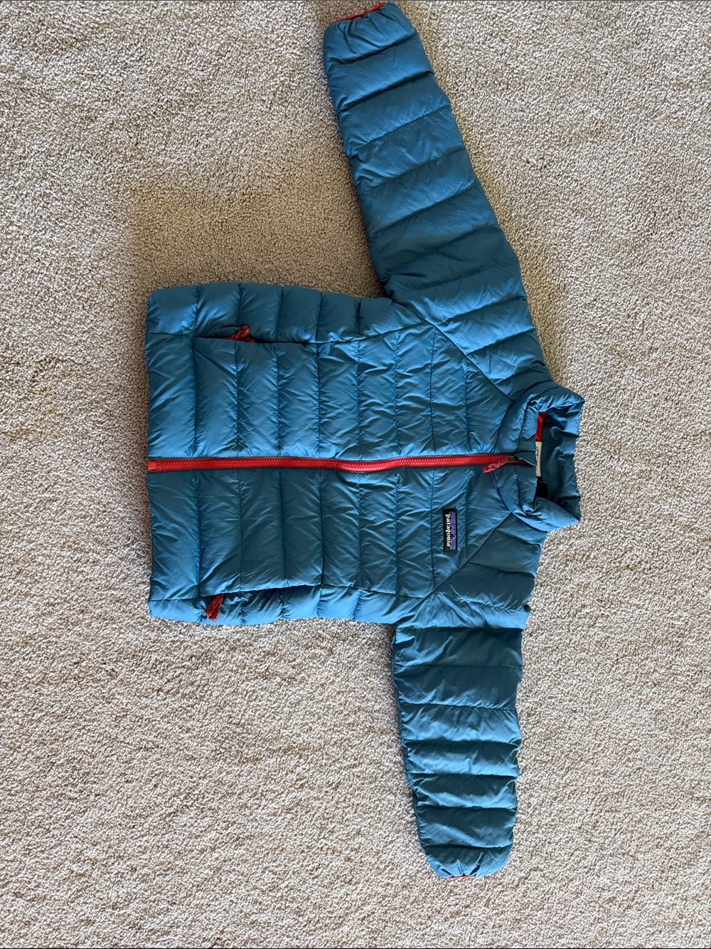 Patagonia Kids Teal Puffer Jacket 4T
